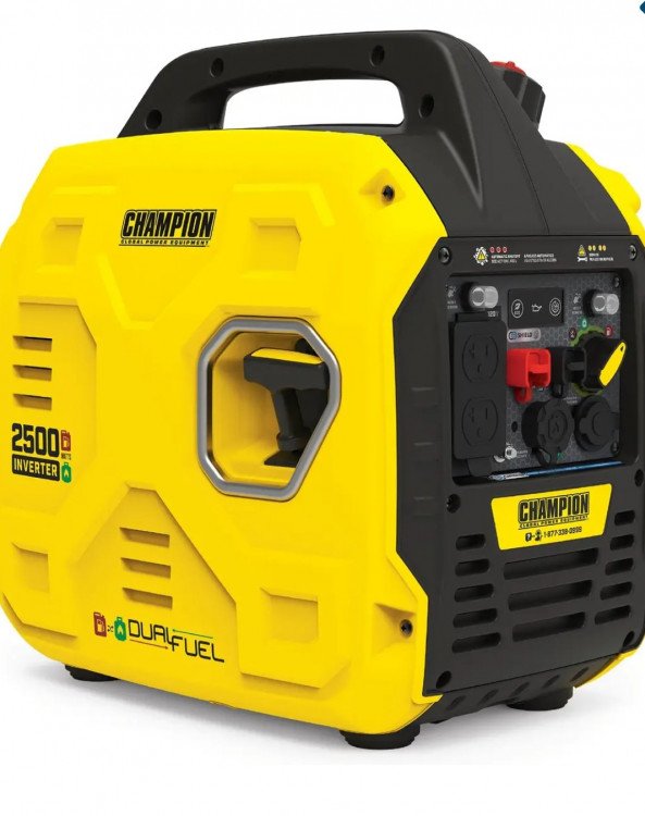 Champion 2500 Generator Duel Fuel from $89