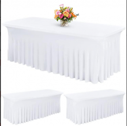 Rectangular20Tablecloths 1688660106 80" (8 Foot) Rectangular Table from $24.99